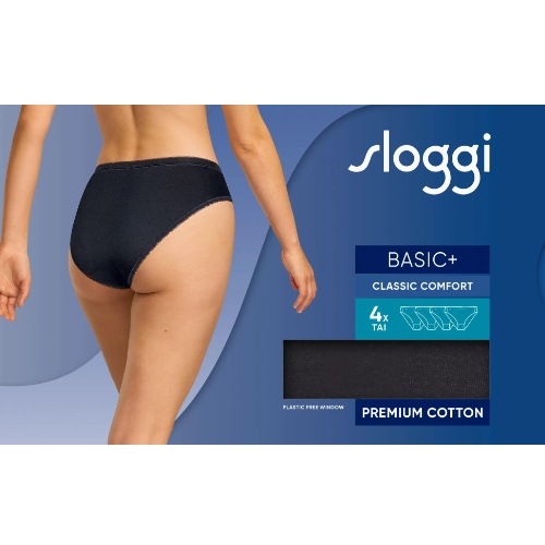 Sloggi Basic+ zwart slip