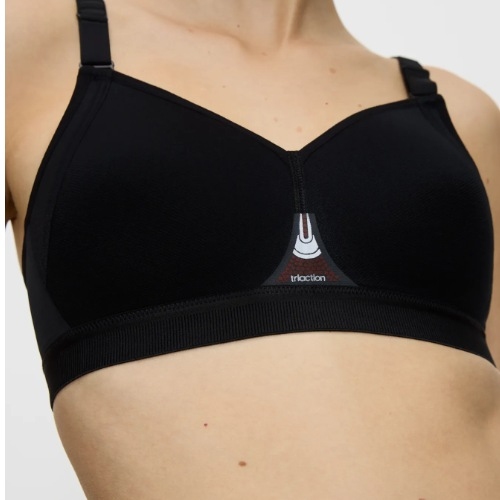 Triumph Triaction Gravity Lite zwart sport bh