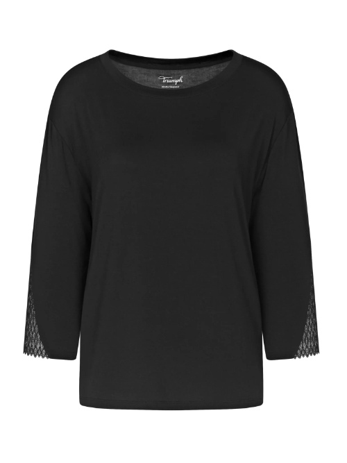 Triumph Aura Spotlight zwart slaapshirt