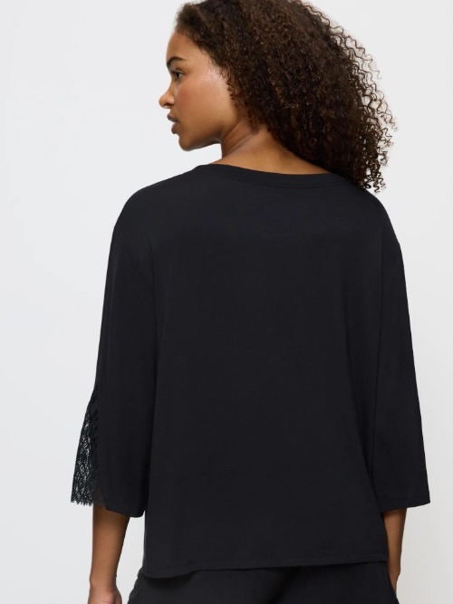 Triumph Aura Spotlight zwart slaapshirt