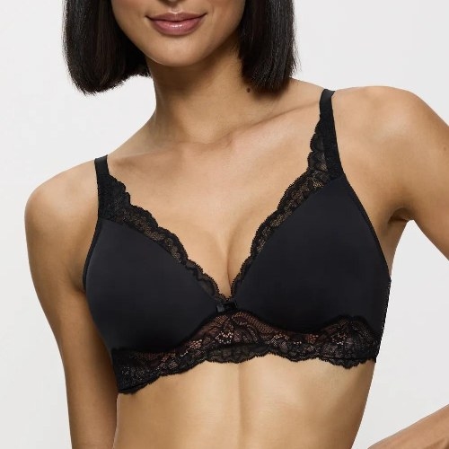 Triumph Amourette Charm zwart wireless bh