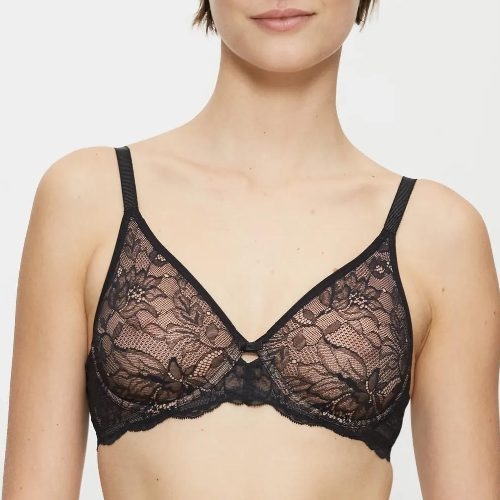 Triumph Amourette Charm zwart niet voorgevormde bh