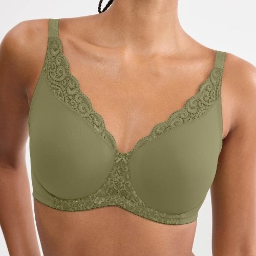 Triumph Amourette olijf groen niet voorgevormde bh