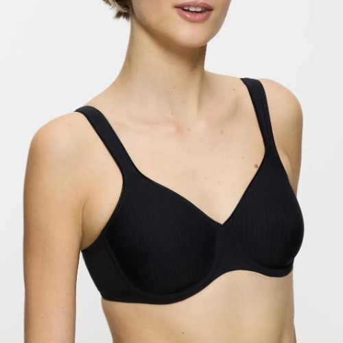 Triumph Modern Soft+Cotton zwart wireless bh