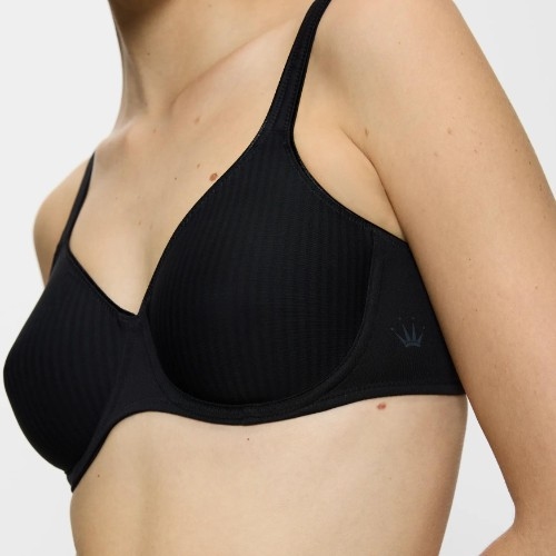 Triumph Modern Soft+Cotton zwart wireless bh