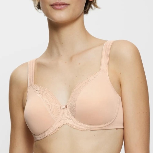 Triumph Modern Lace+Cotton powder niet voorgevormde bh