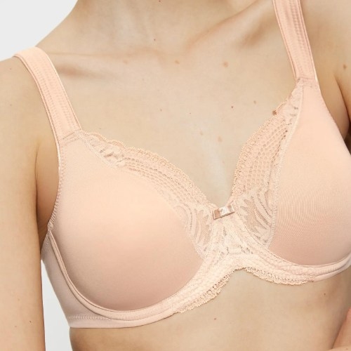 Triumph Modern Lace+Cotton powder niet voorgevormde bh