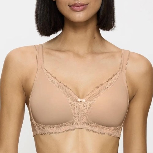 Triumph Modern Lace+Cotton powder niet voorgevormde bh
