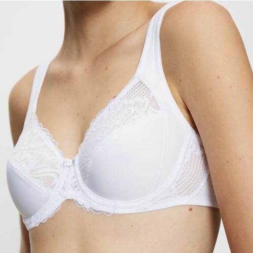 Triumph Modern Lace+Cotton wit niet voorgevormde bh