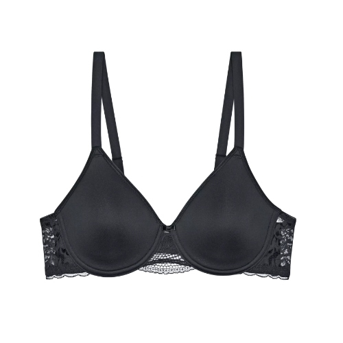 Triumph Modern Lace+Cotton zwart voorgevormde bh