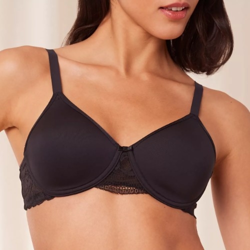 Triumph Modern Lace+Cotton zwart voorgevormde bh