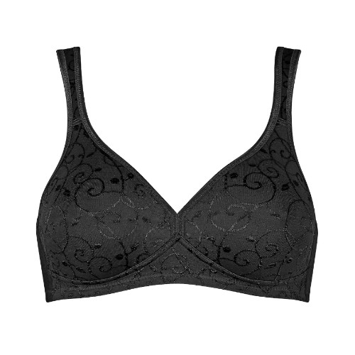Triumph Elegant Cotton zwart wireless bh