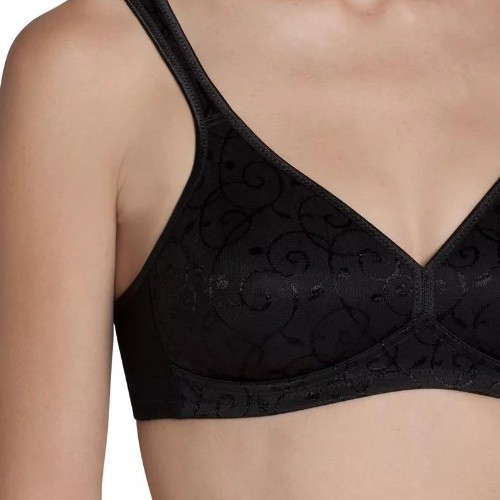 Triumph Elegant Cotton zwart wireless bh
