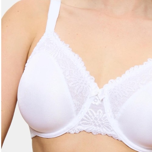 Triumph Ladyform Soft wit niet voorgevormde bh