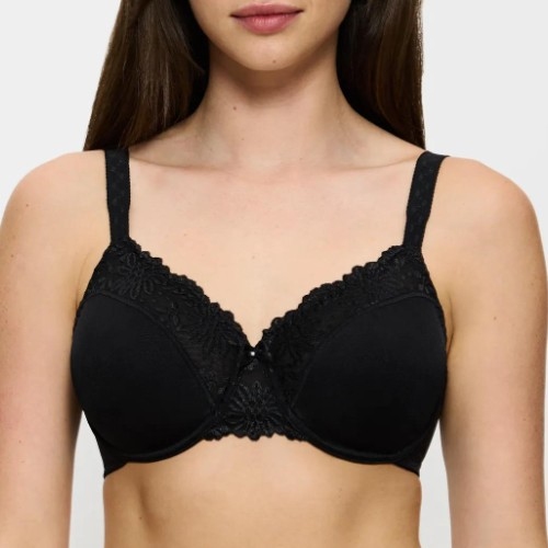 Triumph Ladyform Soft zwart niet voorgevormde bh