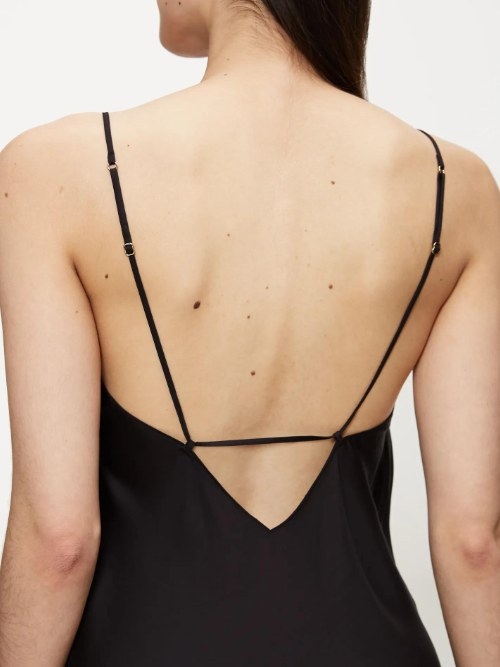 Triumph Silky Sensuality zwart slipdress