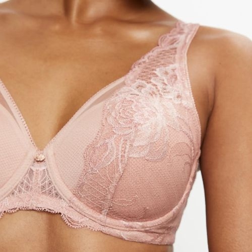 Triumph Wild Peony Florale roze voorgevormde bh
