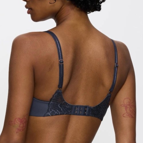 Triumph Wild Peony Florale grijs niet voorgevormde bh