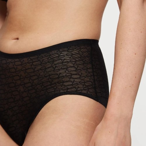 Triumph Signature Sheer zwart high brief