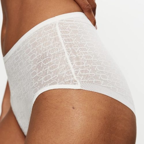 Triumph Signature Sheer gebroken wit high brief