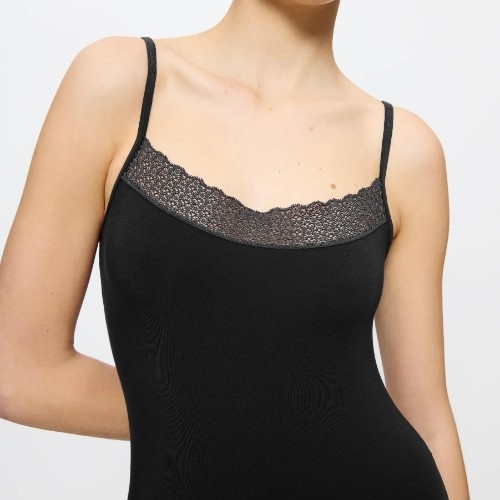 Triumph Feel of Modal zwart spaghetti top