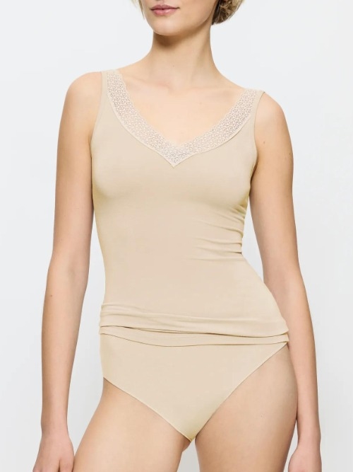 Triumph Feel of Modal beige dames hemd