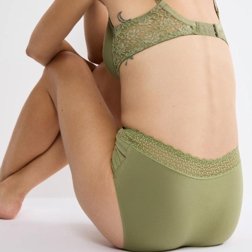 Triumph Feel of Modal olijf groen slip