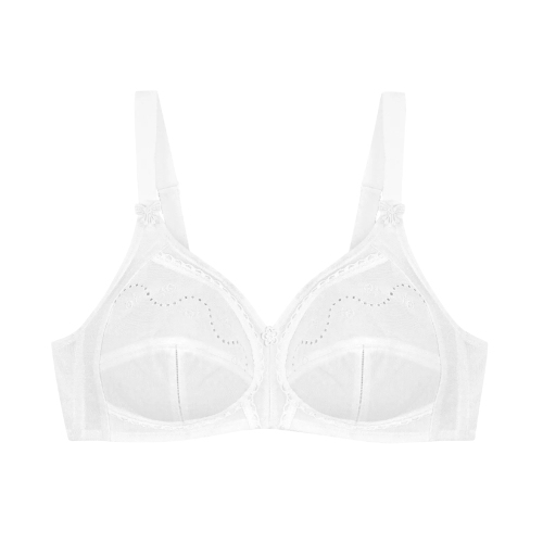 Triumph Doreen + Cotton 01 wit wireless bh