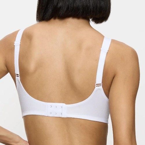 Triumph Doreen + Cotton 01 wit wireless bh