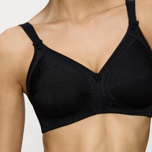 Triumph Doreen + Cotton 01 zwart wireless bh