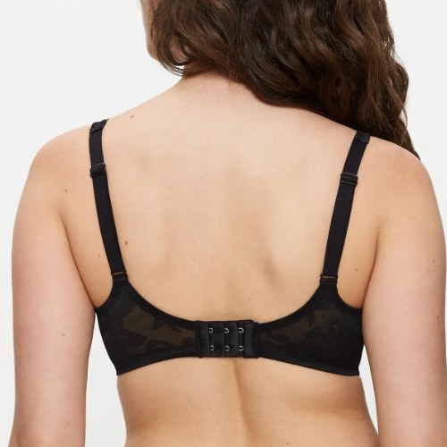 Triumph Wild Rose Sensation zwart niet voorgevormde bh
