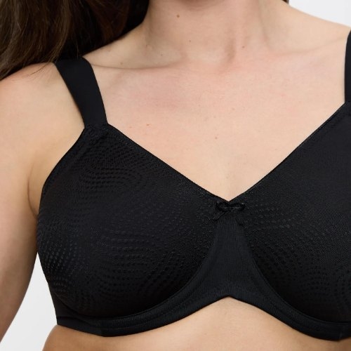 Triumph Essential Minimizer zwart niet voorgevormde bh
