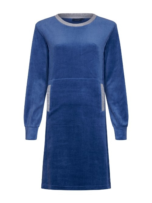 Pastunette Dames marine blauw nachthemd
