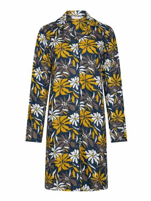 Pastunette Dames marine blauw nachthemd