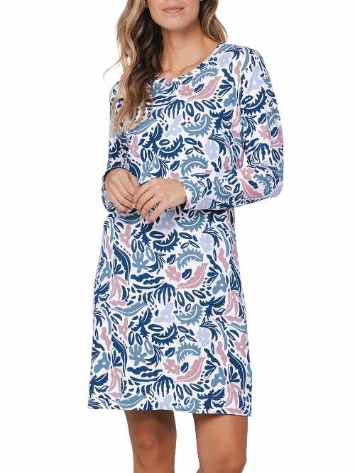 Pastunette Dames blauw nachthemd