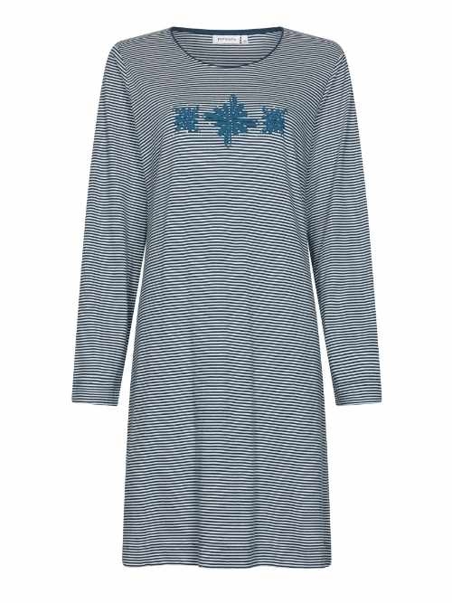 Pastunette Dames marine blauw nachthemd