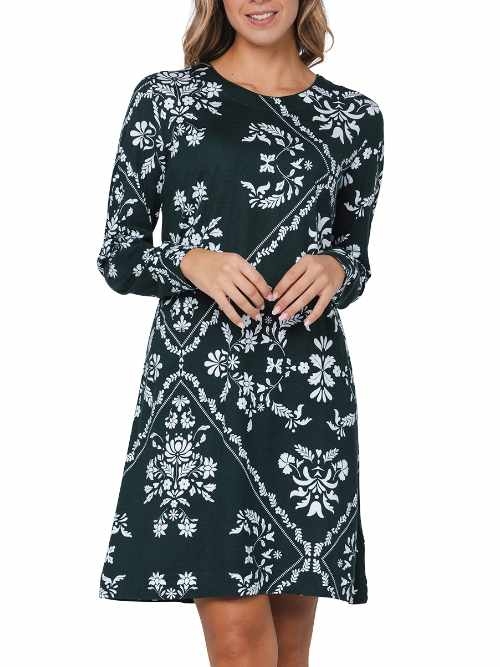 Pastunette Dames groen nachthemd
