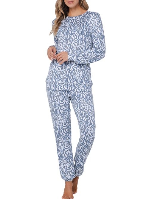 Pastunette Dames blauw pyjama