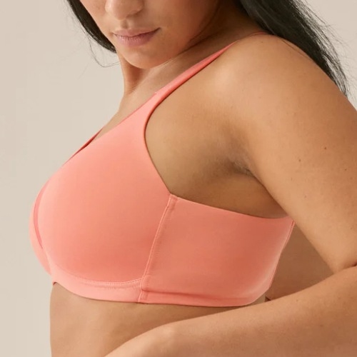 Naturana Everyday peach pink wireless bh