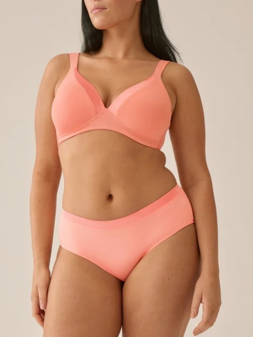 Naturana Everyday peach pink wireless bh