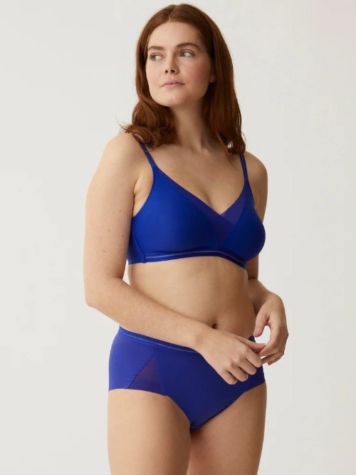 Naturana Everyday blauw wireless bh