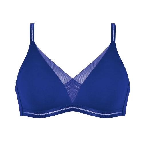 Naturana Everyday blauw wireless bh