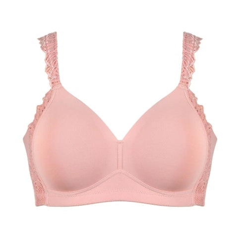 Naturana Side smoother roze wireless bh