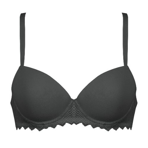 Naturana Value zwart voorgevormde bh