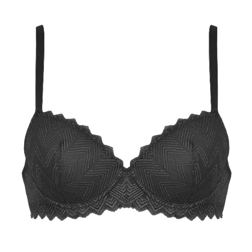 Naturana Value zwart voorgevormde bh