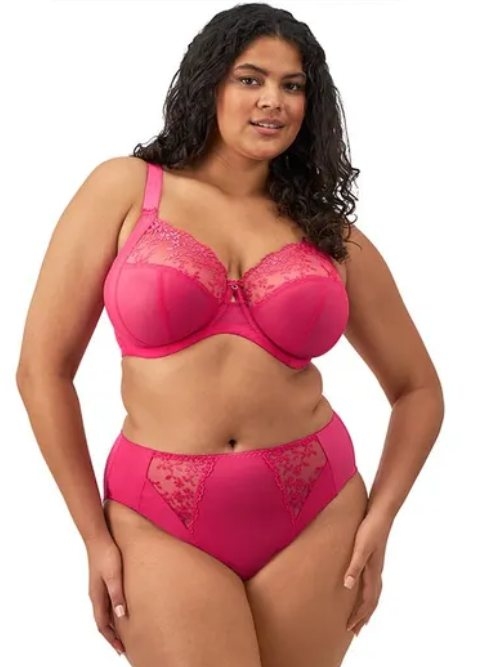 Elomi Zarla roze high brief