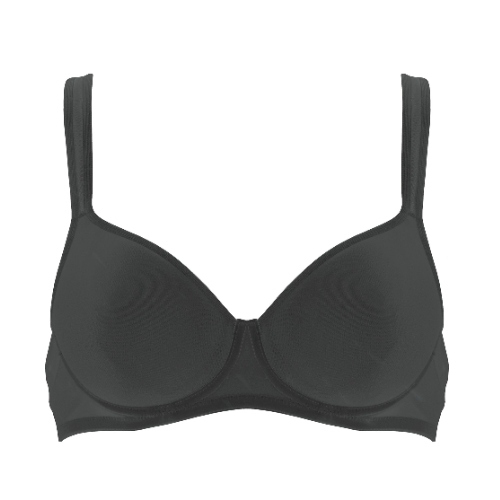Naturana Everyday zwart voorgevormde bh