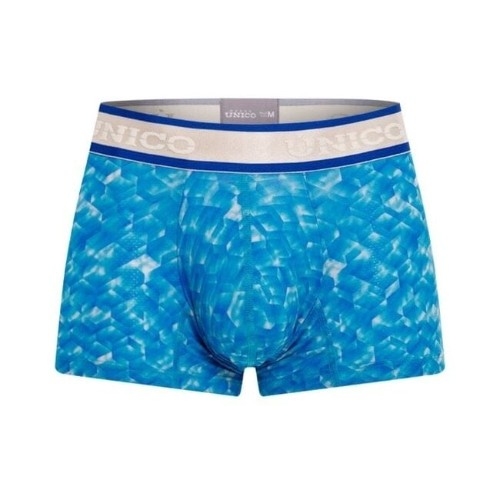 Mundo Unico Palíndromo blauw sport trunk