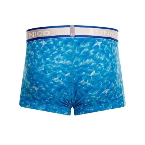 Mundo Unico Palíndromo blauw sport trunk