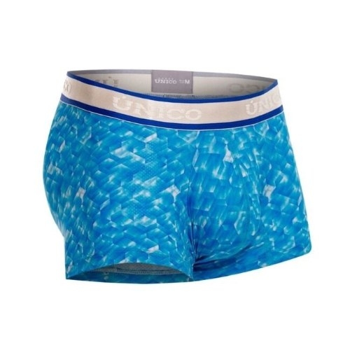 Mundo Unico Palíndromo blauw sport trunk